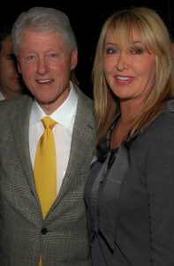 Bill Clinton with Pamela Robinson