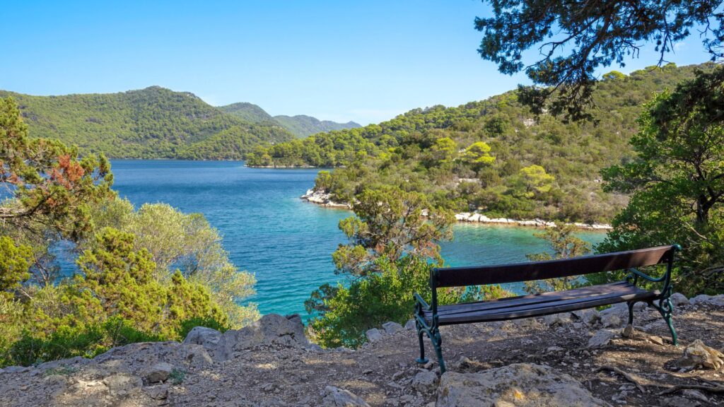 Mljet National Park while island hopping in Croatia 