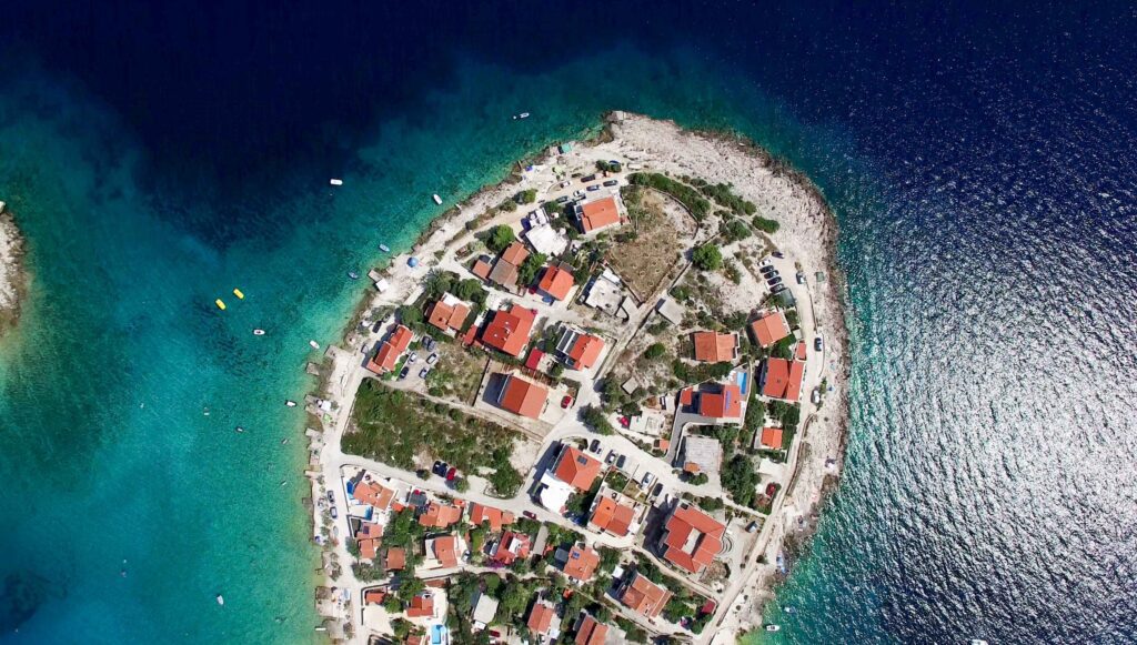 Croatia Coastline Aerial